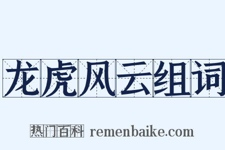 龙虎风云组词是什么意思的图片